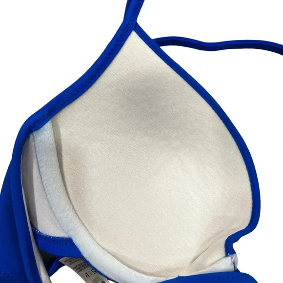 Victoria’s Secret PINK Blue Twisted Bikini Top S - Picture 3 of 3